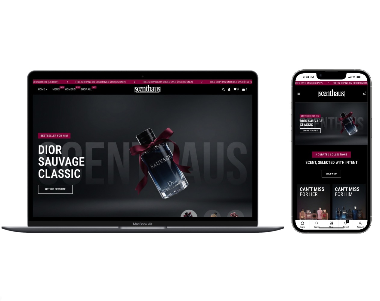 Scenthaus Club Shopify store project by MD SHAKIB MOLLA